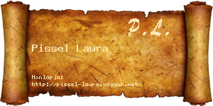 Pissel Laura névjegykártya